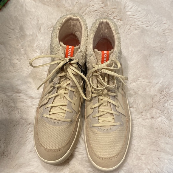 SOREL Women's Out 'N About 503 Mid Cozy Sneaker Boots Tawny Buff - Picture 2 of 5